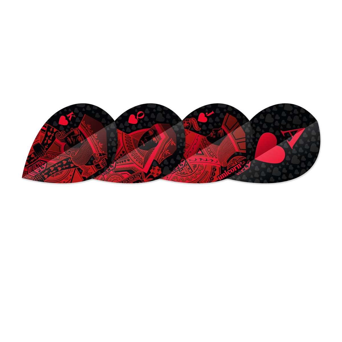 Ultrafly 100 Micron Pear Shape Red Royal Flush by Unicorn