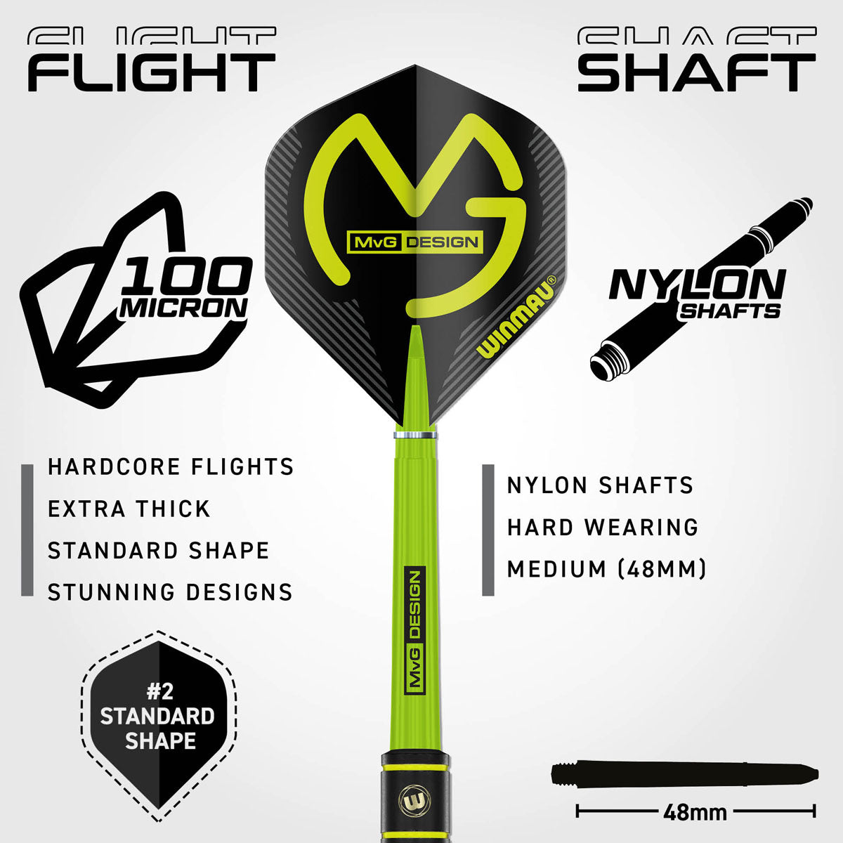 Winmau Michael van Gerwen MvG SE Brass Steel Tip Darts