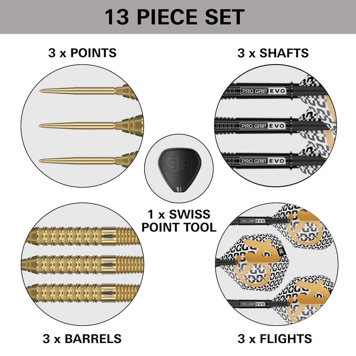 Target Bolide Envy 02 90% Tungsten SP Steel Tip Darts