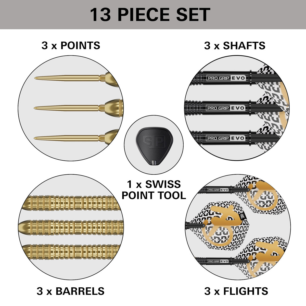 Target Bolide Envy 04 90% Tungsten SP Steel Tip Darts