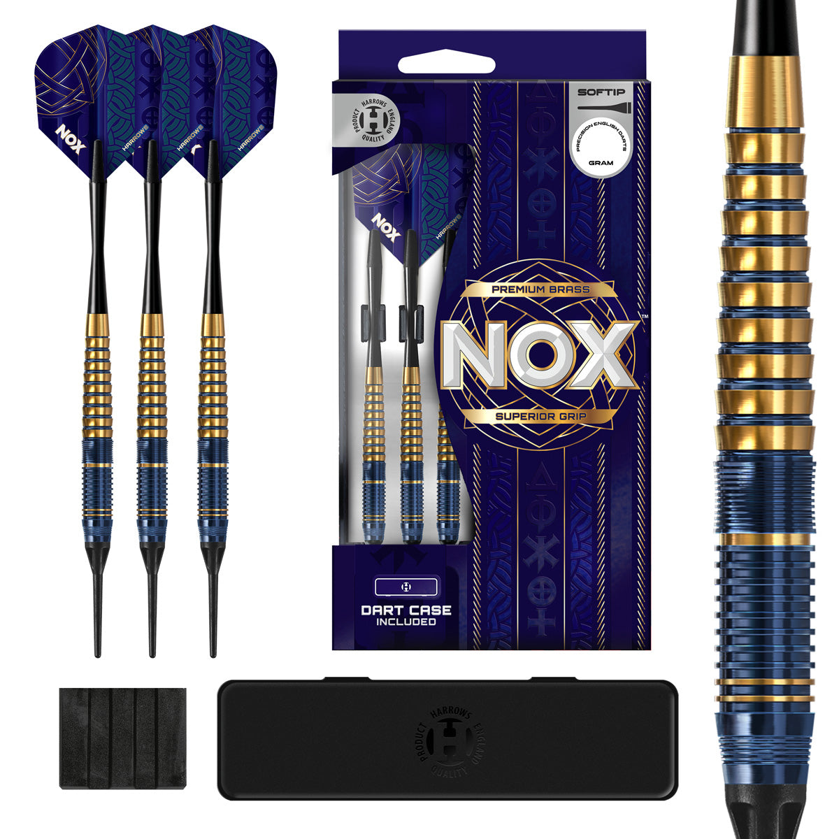 Harrows Nox Brass Soft Tip Darts