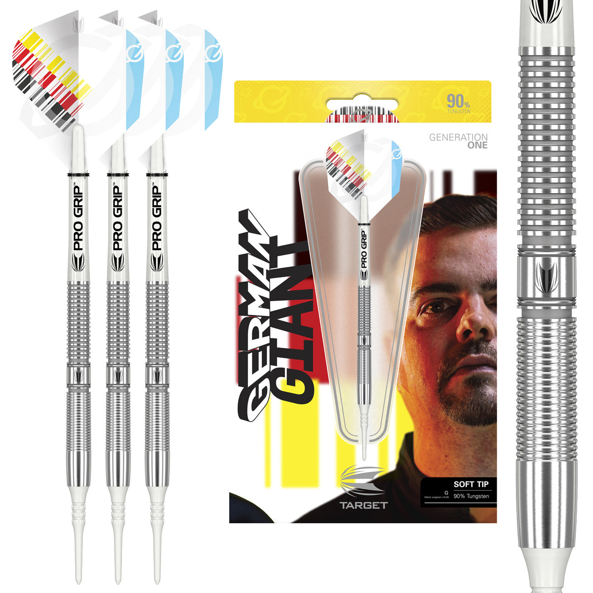 Gabriel Clemens 90% Tungsten Soft Tip Darts by Target