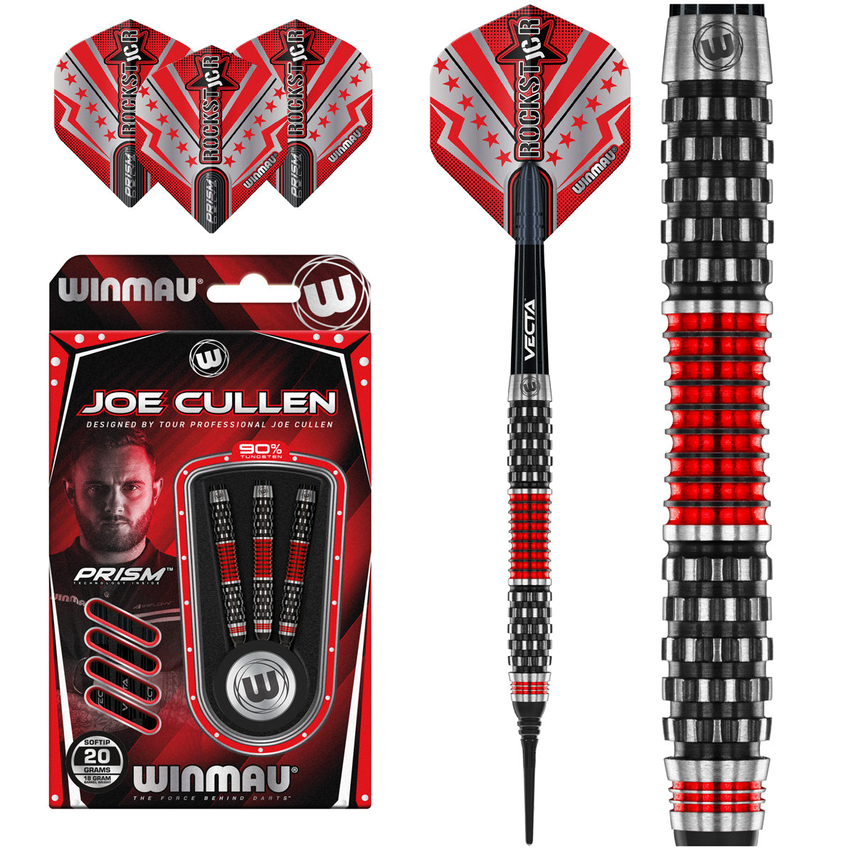 Winmau Joe Cullen Ignition Serie 90% Tungsten - Dartshop Zaanstad