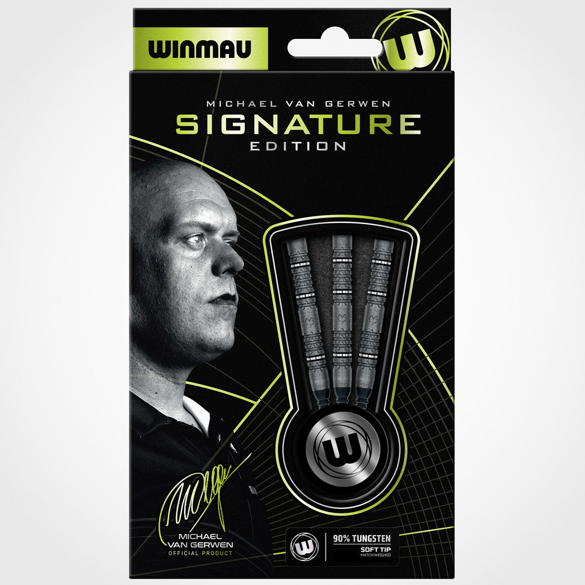 Winmau MvG Signature Edition 90% Tungsten Soft Tip Darts
