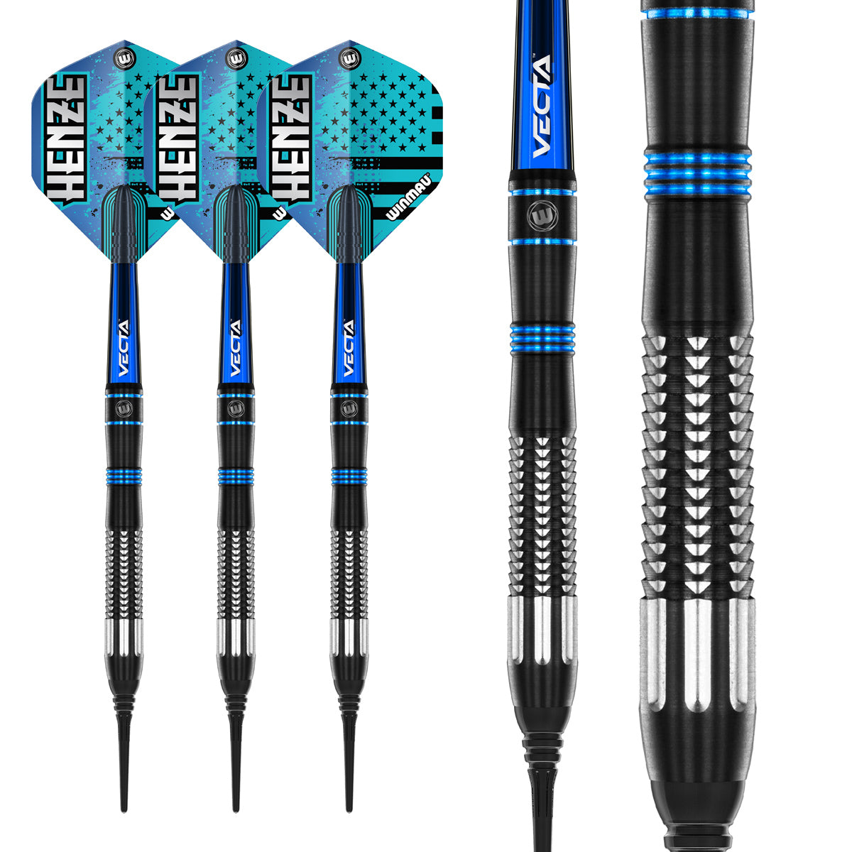 Rick Henze 90% Tungsten Soft Tip Darts by Winmau