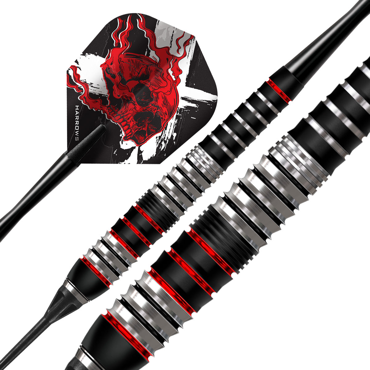 Harrows Heavy Metal Stainless Steel Soft Tip Darts