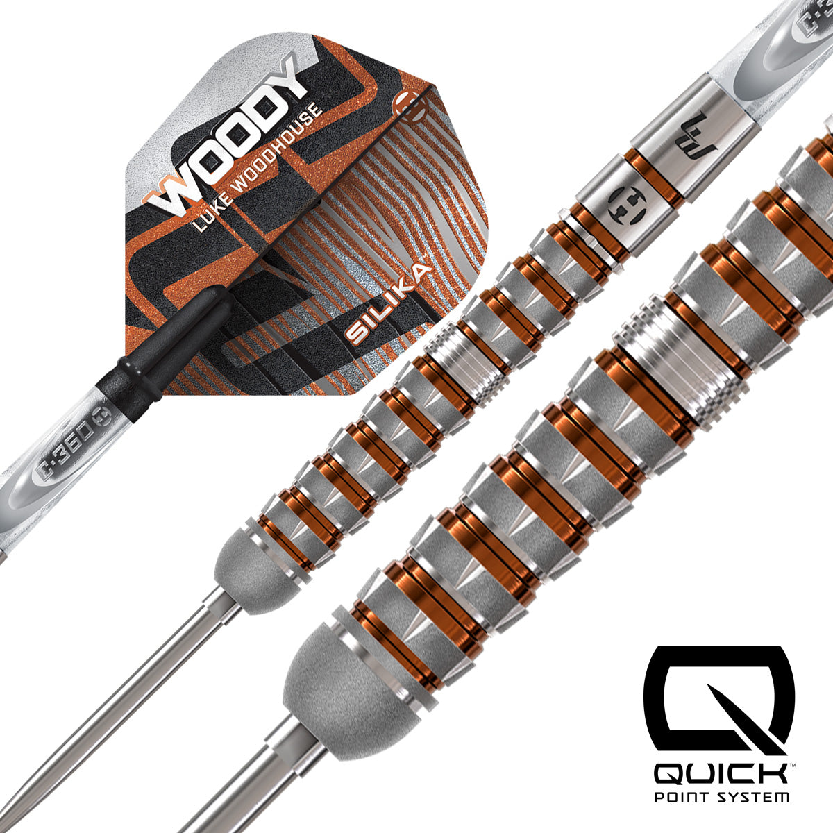 Harrows Luke Woodhouse Series 3 90% Tungsten QP Steel Tip Darts