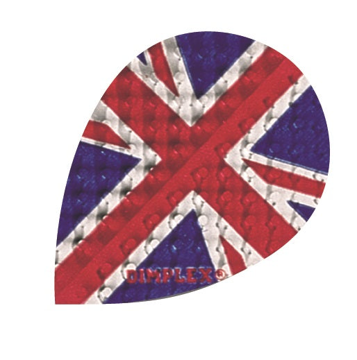 Harrows Dimplex Union Jack Pear Dart Flights (4004P)