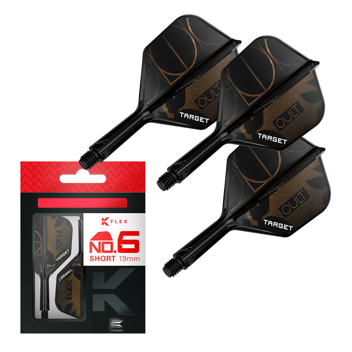 Target K-Flex Cult No6 One Piece Dart Flights
