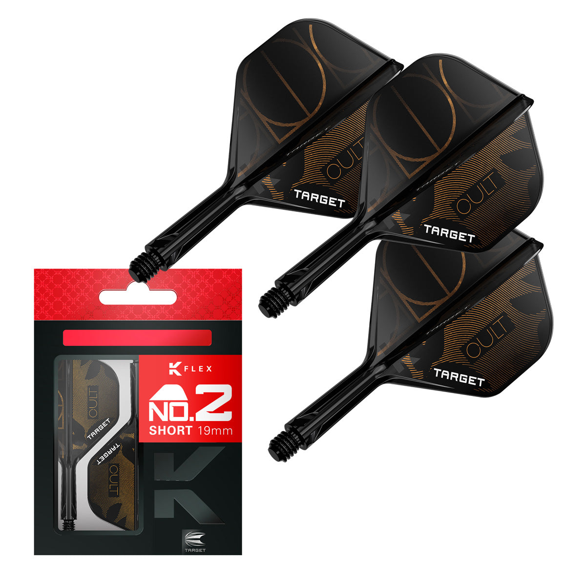 Target K-Flex Cult No2 One Piece Dart Flights