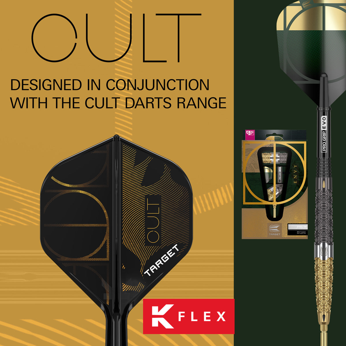 Target K-Flex Cult No2 One Piece Dart Flights