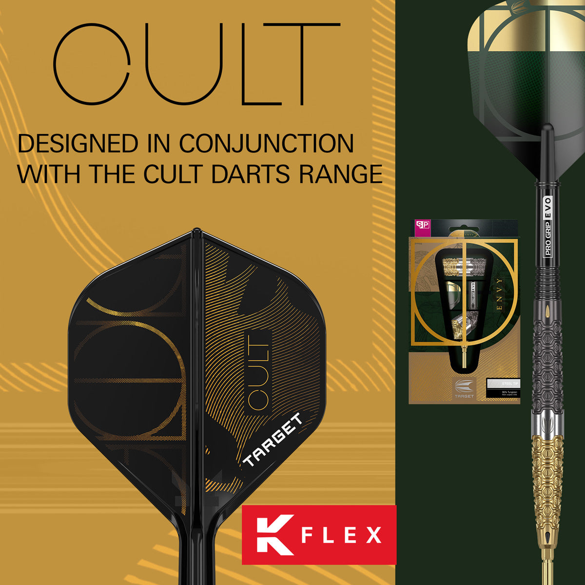 Target K-Flex Cult No2 One Piece Dart Flights