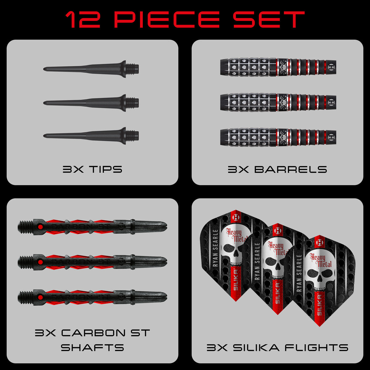 Harrows Ryan Searle Series 3 90% Tungsten Soft Tip Darts