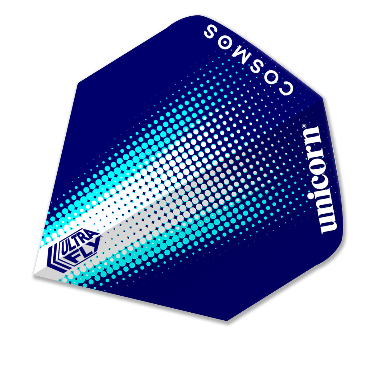 Unicorn Ultrafly Dart Flights Big Wing Cosmos Comet Blue