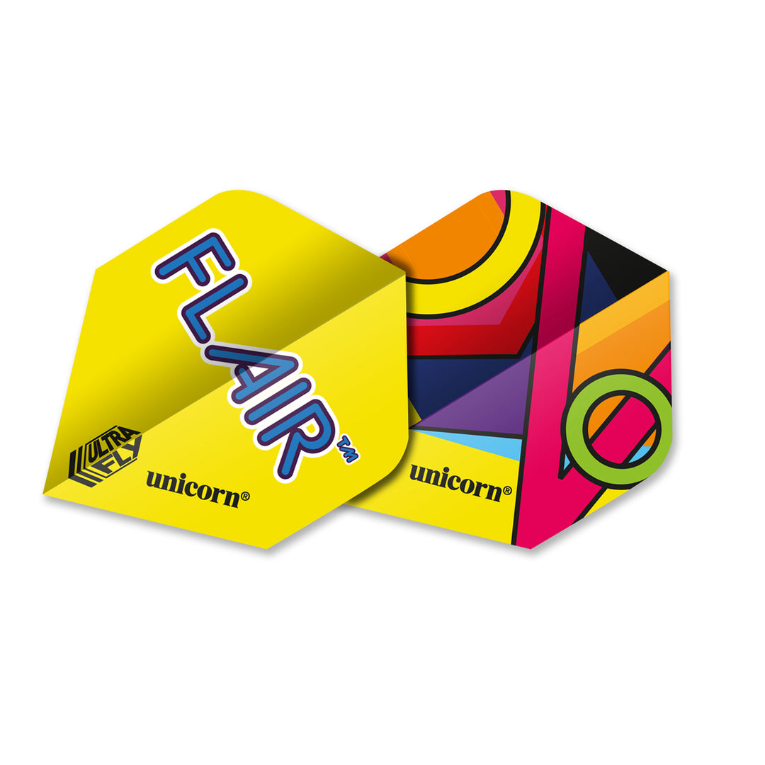 Ultrafly Plus Flair 2 Dart Flights by Unicorn