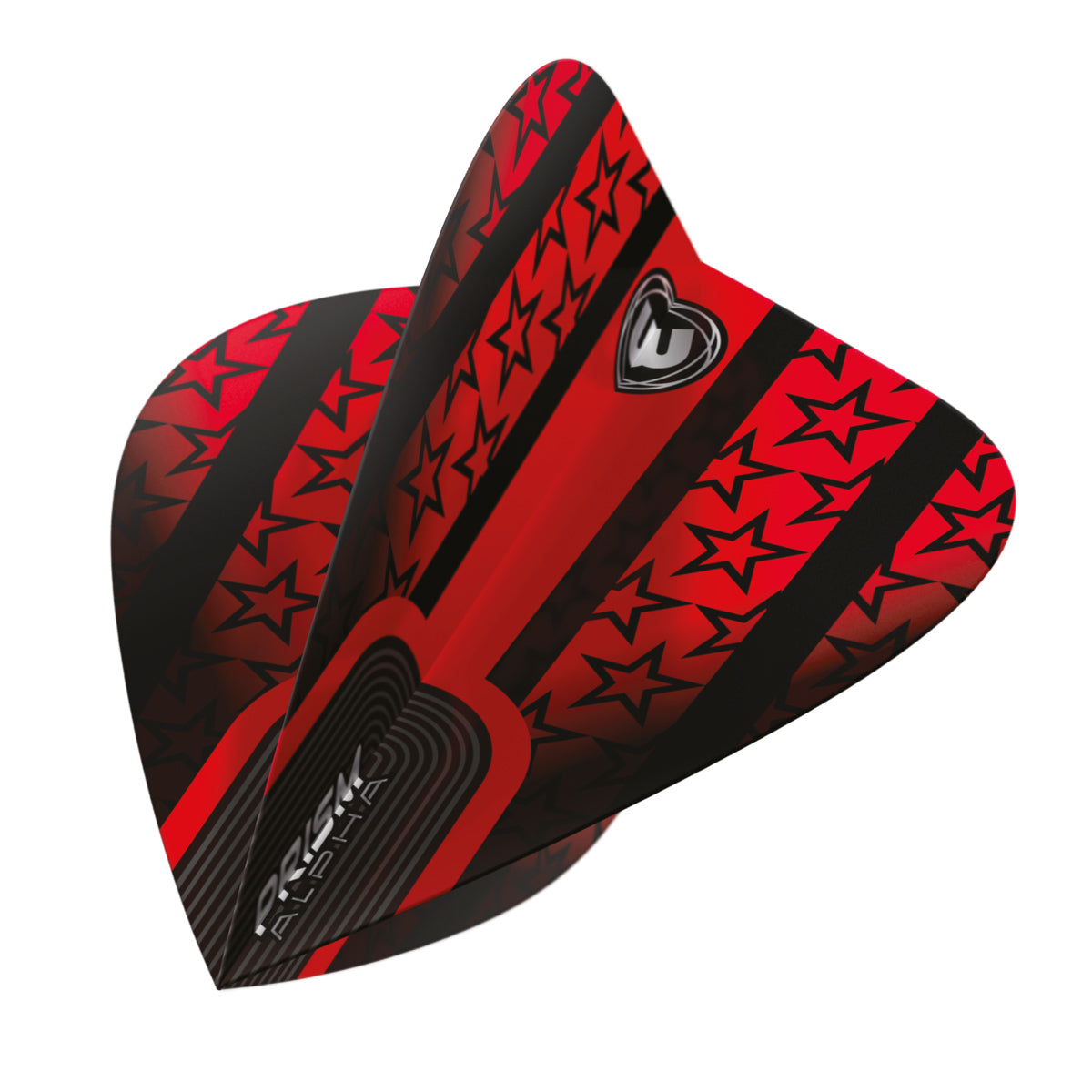 Prism Alpha Red & Black Stars Kite Flight by Winmau