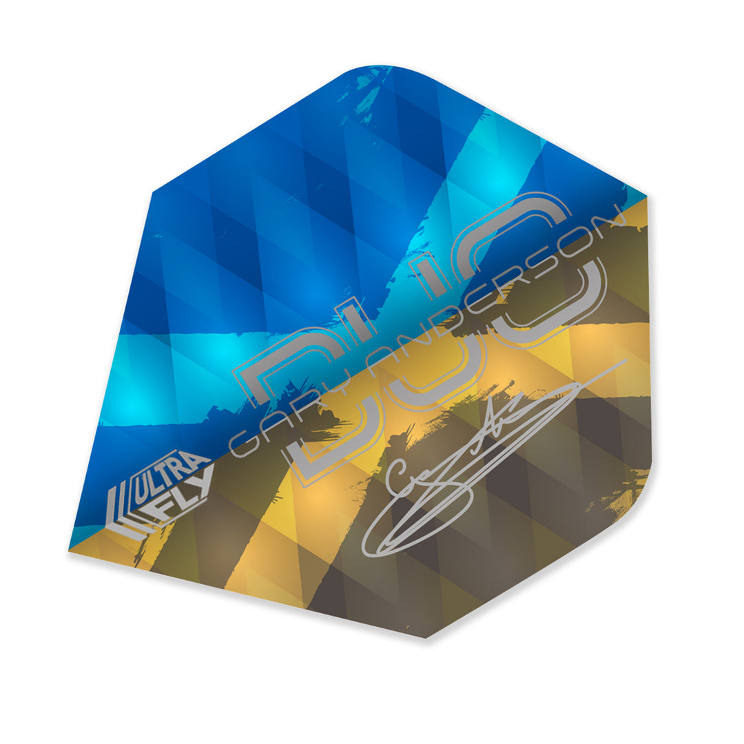 Ultrafly Plus Gary Anderson 2-Tone Dart Flights by Unicorn