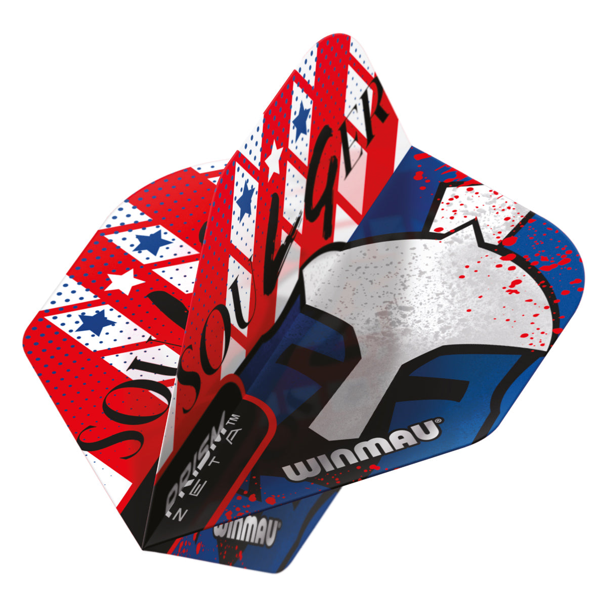 Prism Zeta Soulger Helmet USA Dart Flights by Winmau