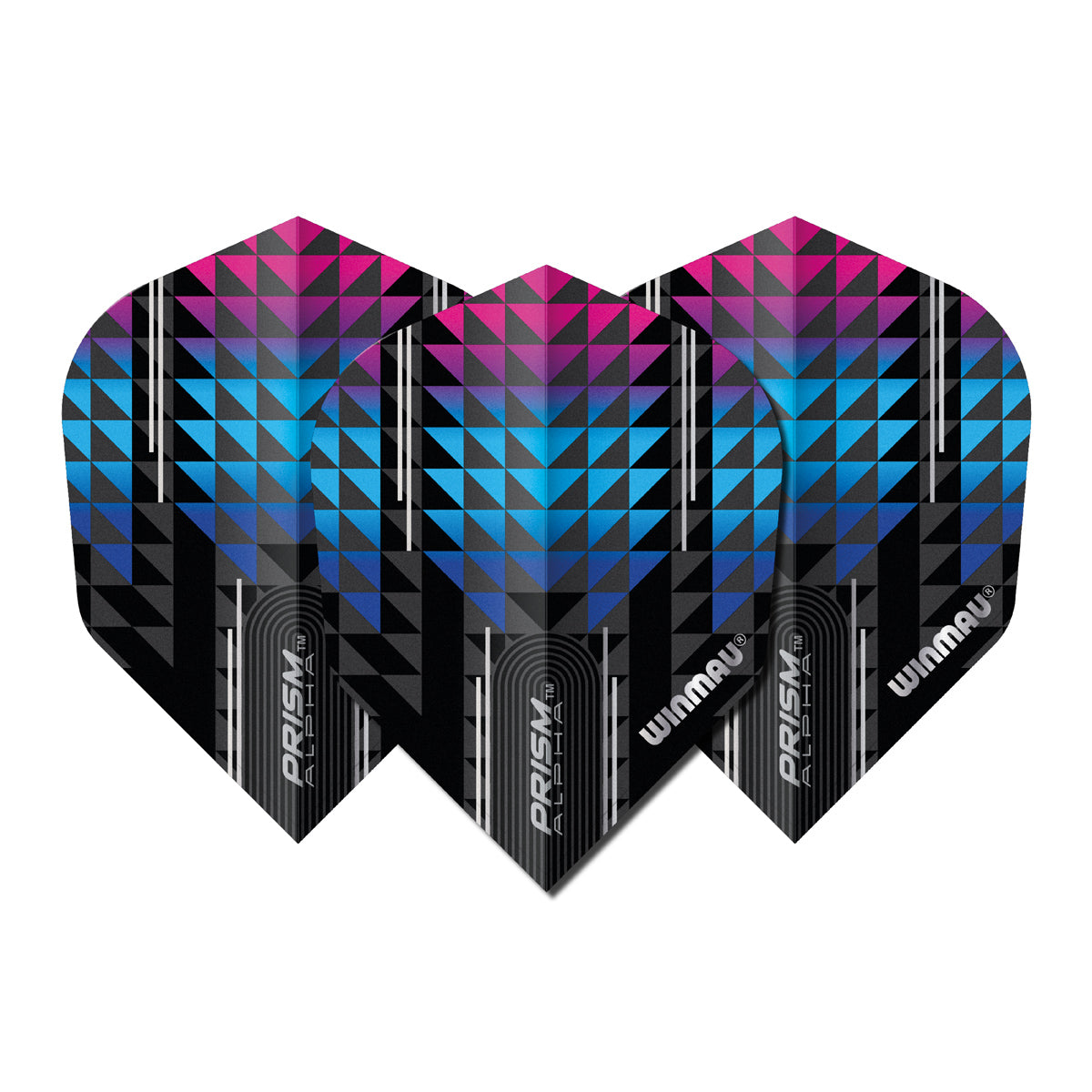 Prism Alpha Triangle Blue & Pink No6 Dart Flights by Winmau