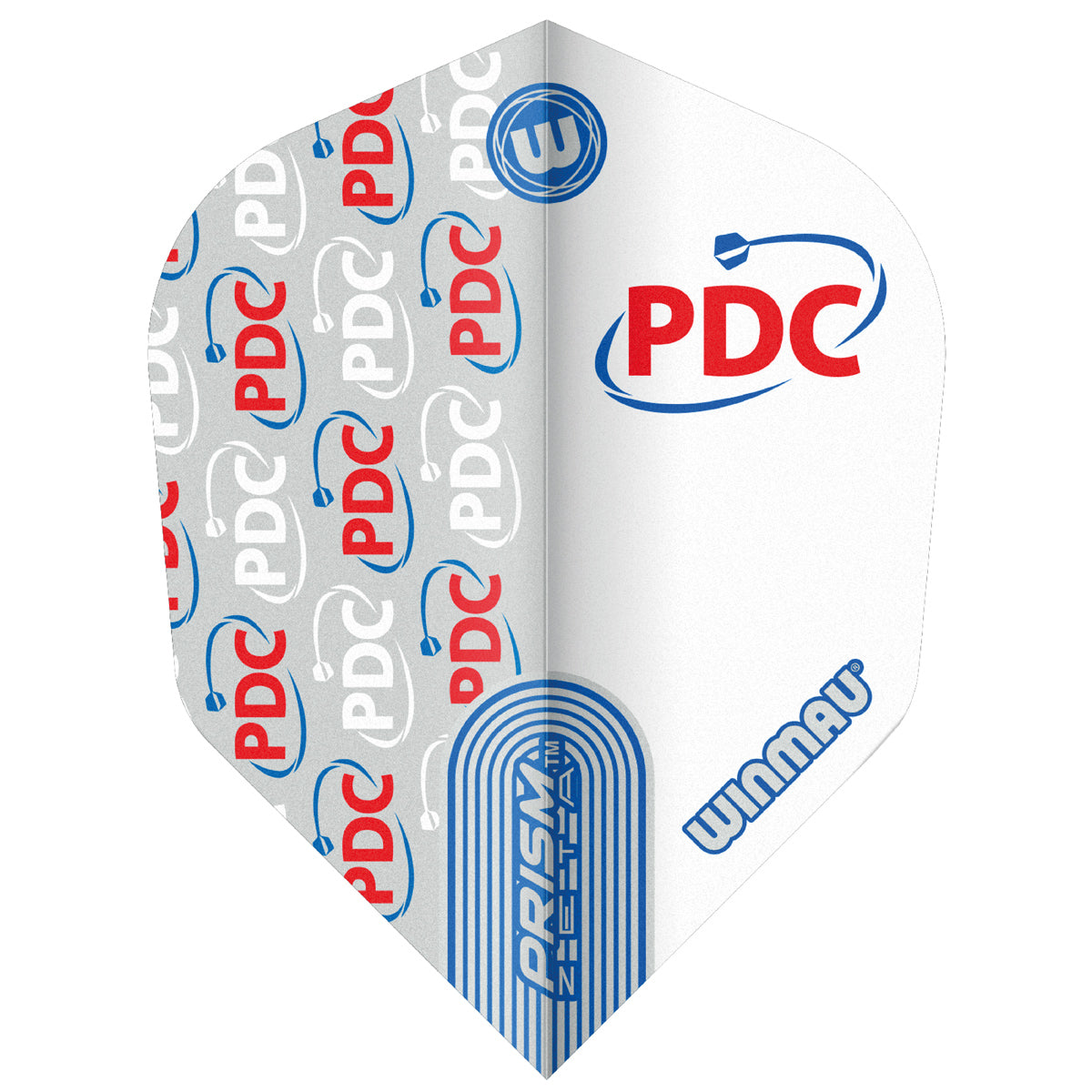 Prism Zeta PDC White No6 Dart Flights by Winmau