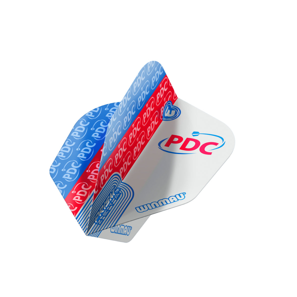 Prism Zeta PDC Red, Blue & White No6 Dart Flights by Winmau