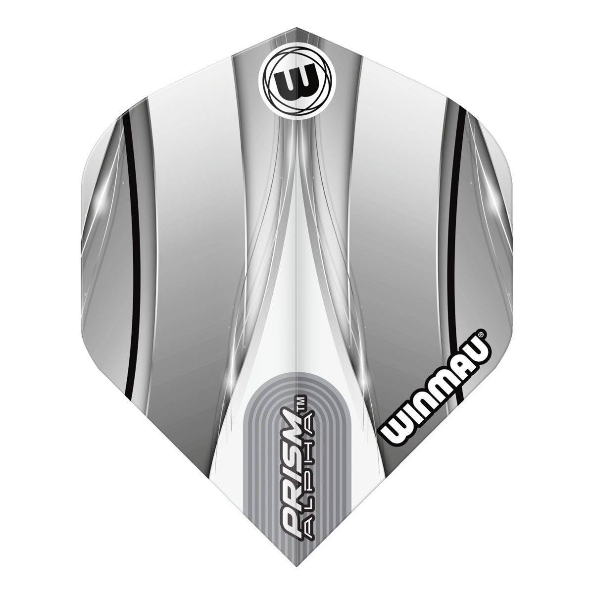 Prism Alpha Sniper White Black Dart Flights by Winmau