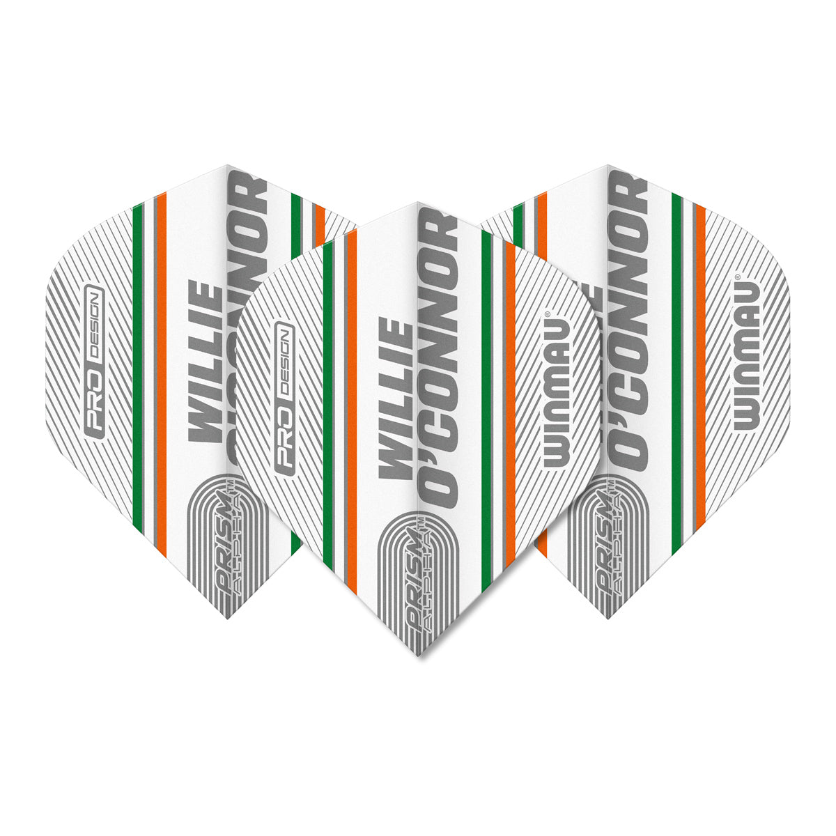 Prism Alpha Willie O'Connor Dart Flights by Winmau