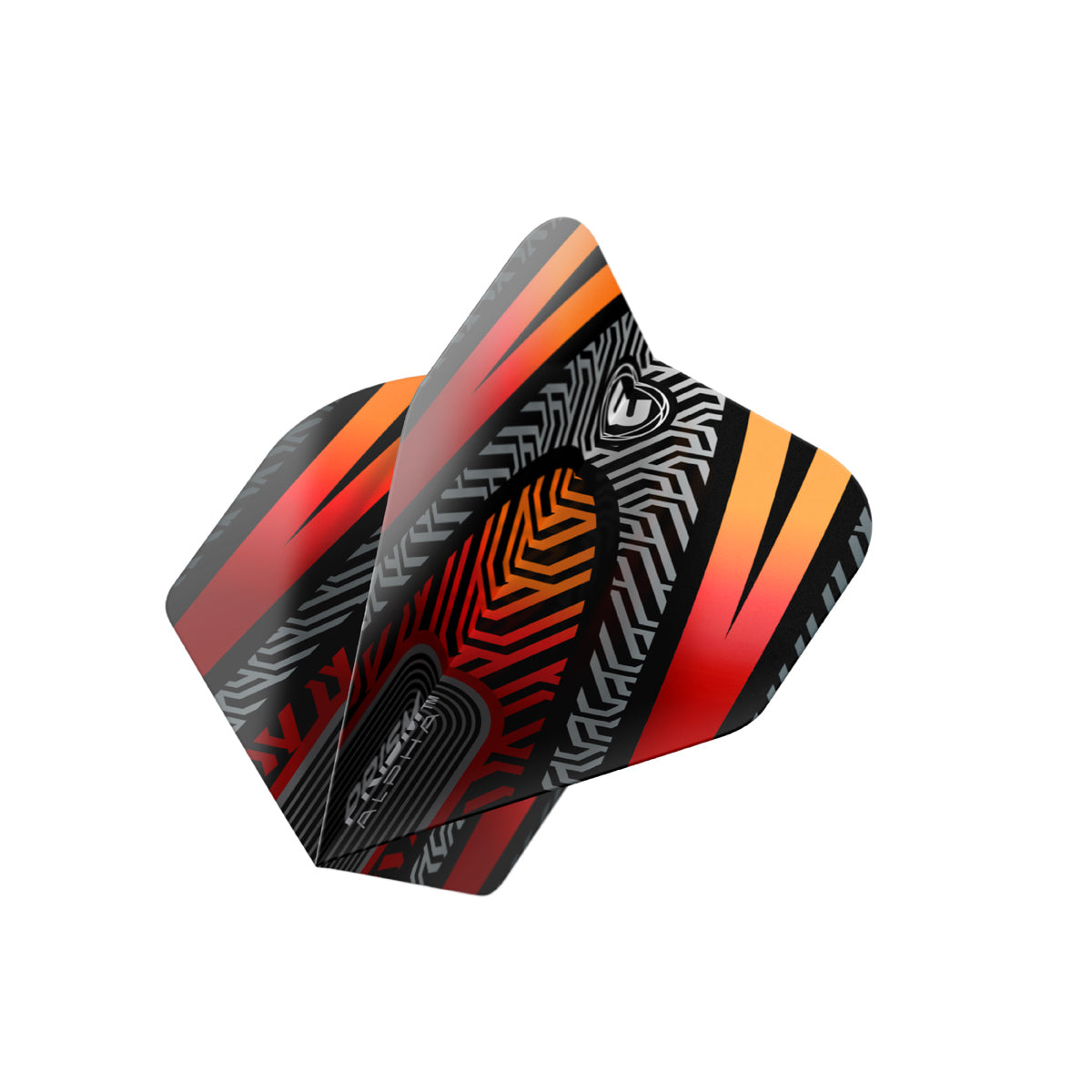 Prism Alpha Black & Orange No2 Dart Flights by Winmau