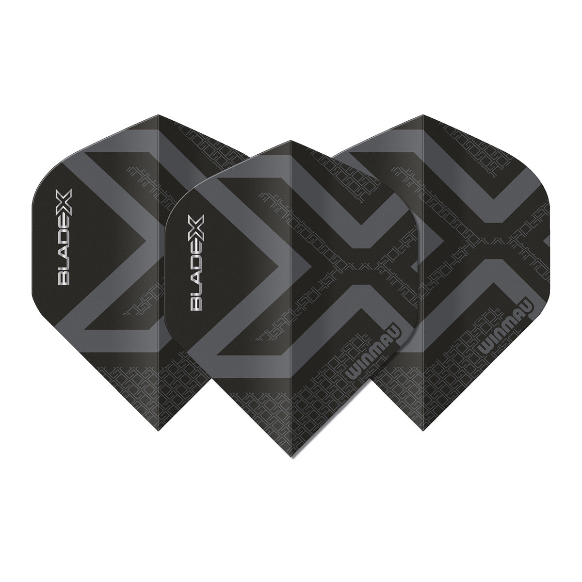 Winmau Blade X Prism Delta Metallic Black Dart Flights