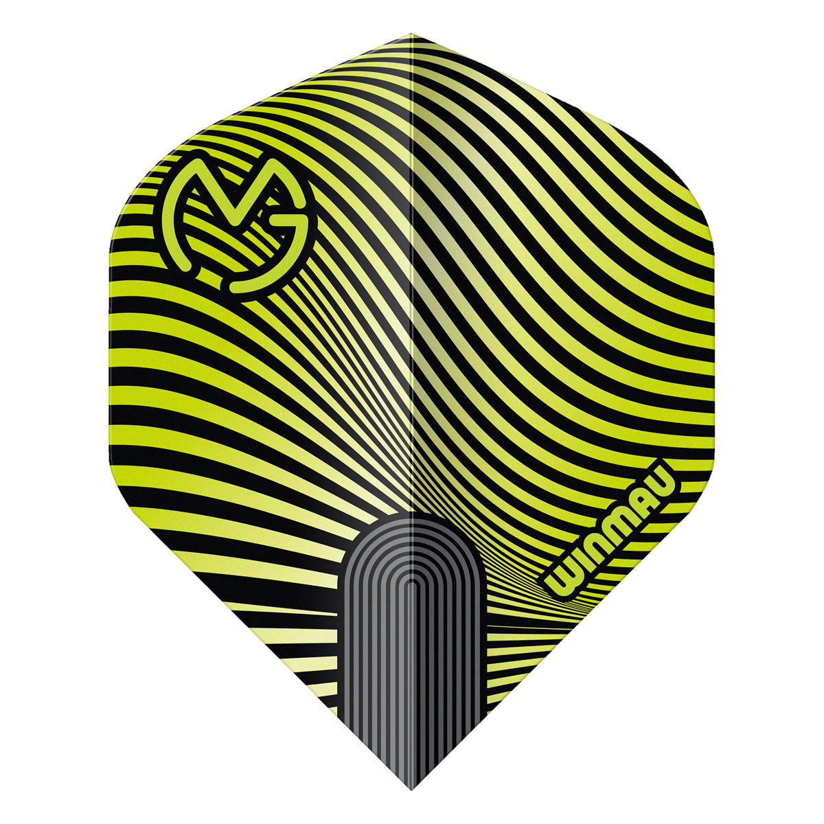Winmau Prism Delta MvG Green & Black No2 Dart Flights