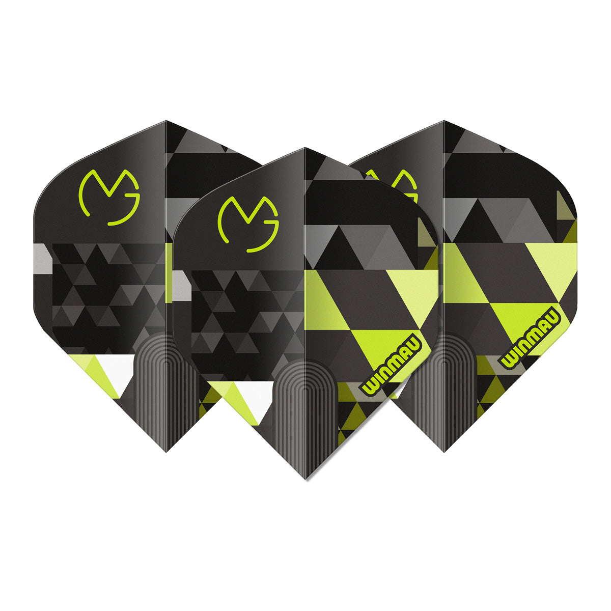 Winmau Prism Delta MvG Logo Green No2 Dart Flights