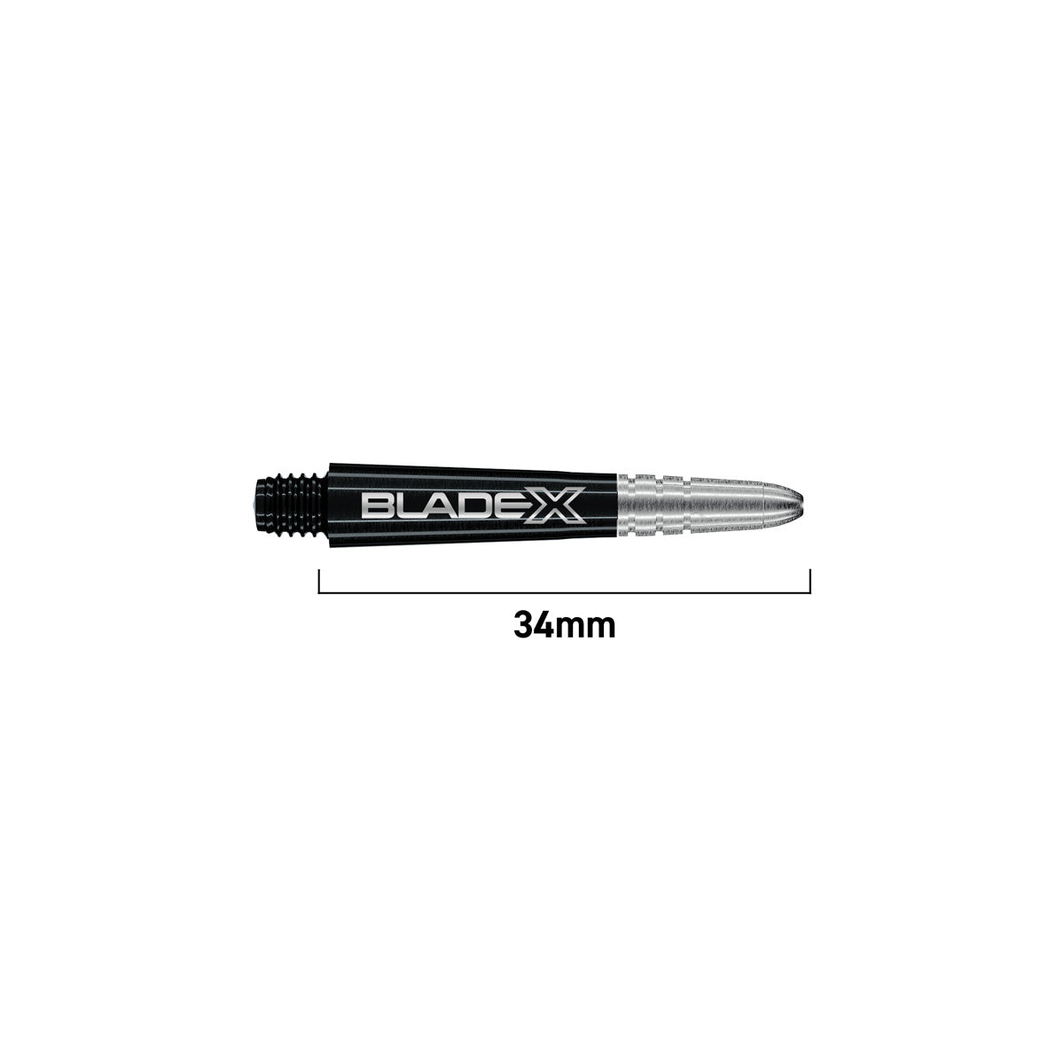 Winmau Vecta Blade X Black & Silver Dart Stems / Shafts