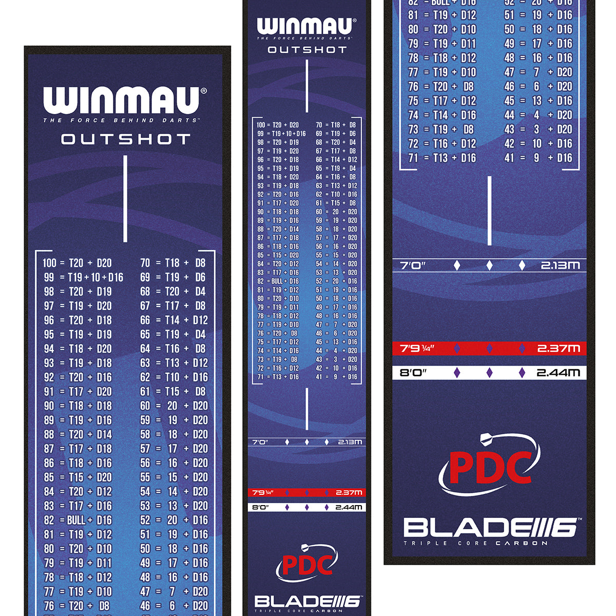 Winmau Outshot Soft Feel Dart Mat