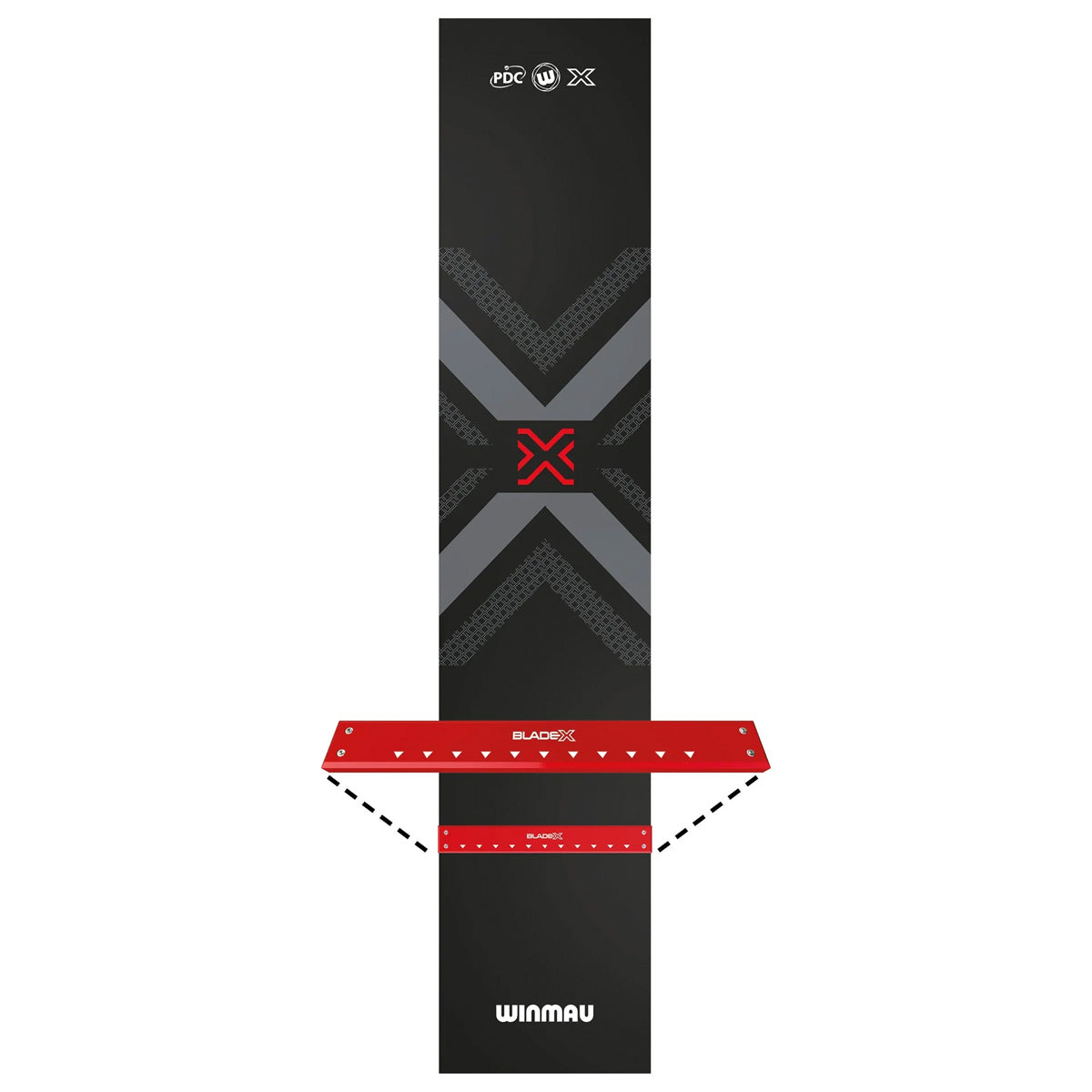 Winmau Blade X Pro Zone PVC Dart Mat & Integrated Oche