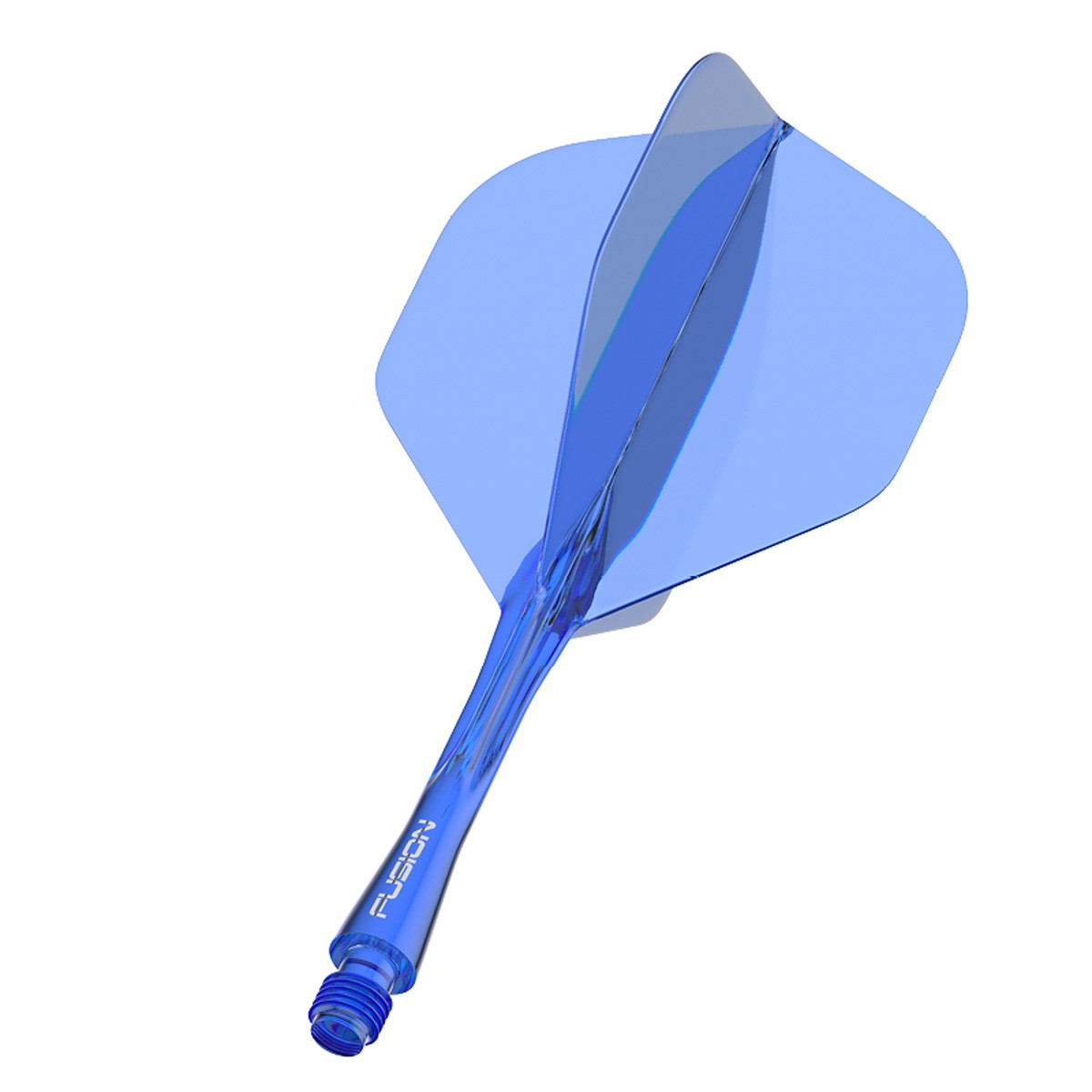 Fusion Integrated Flight & Shaft No2 by Winmau angled view highlighting the product design and profile.