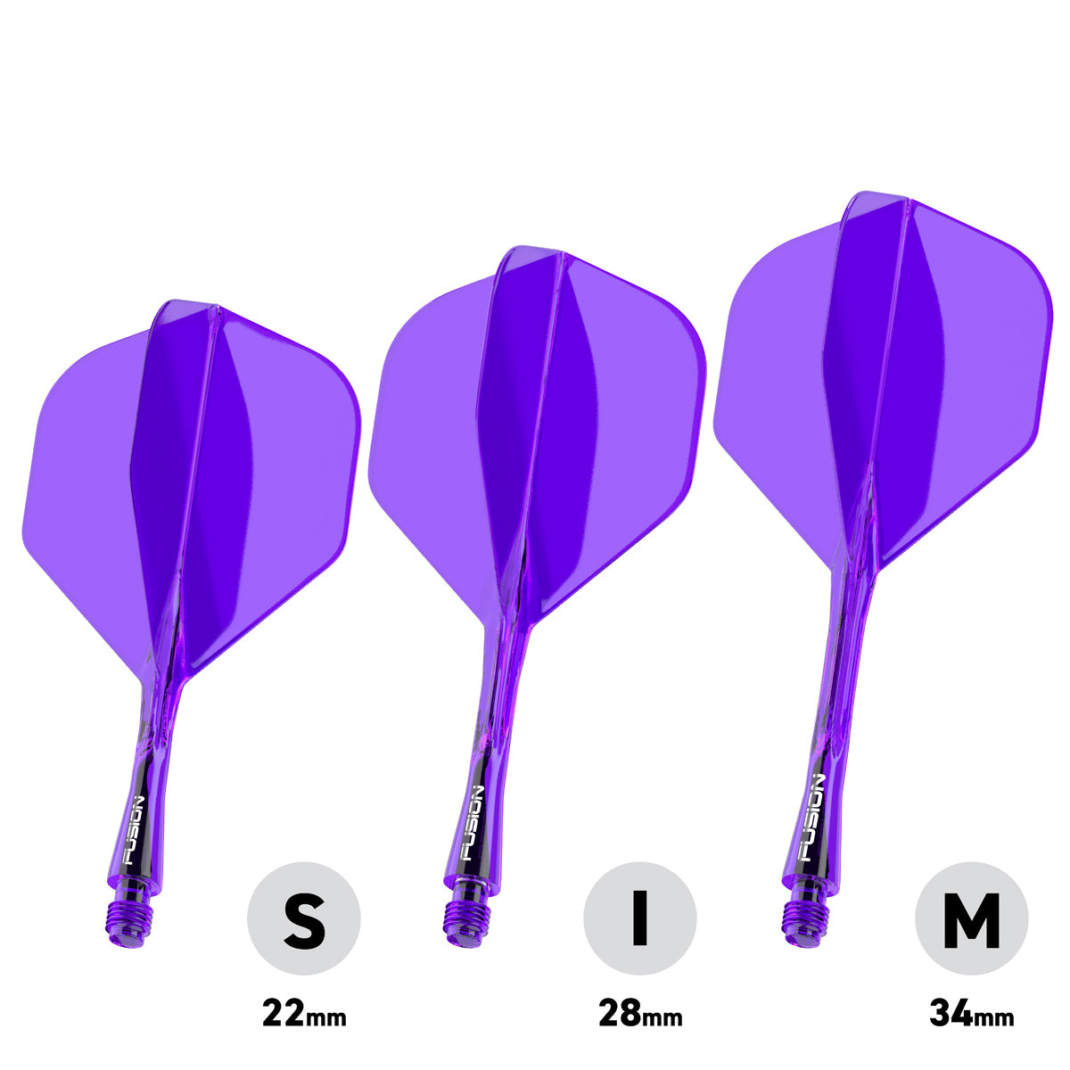 Fusion Integrated Flight & Shaft Purple No2 by Winmau