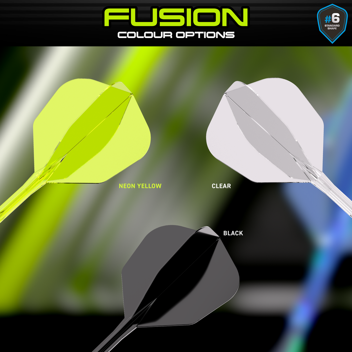 Fusion Integrated Flight & Shaft Clear No6 by Winmau