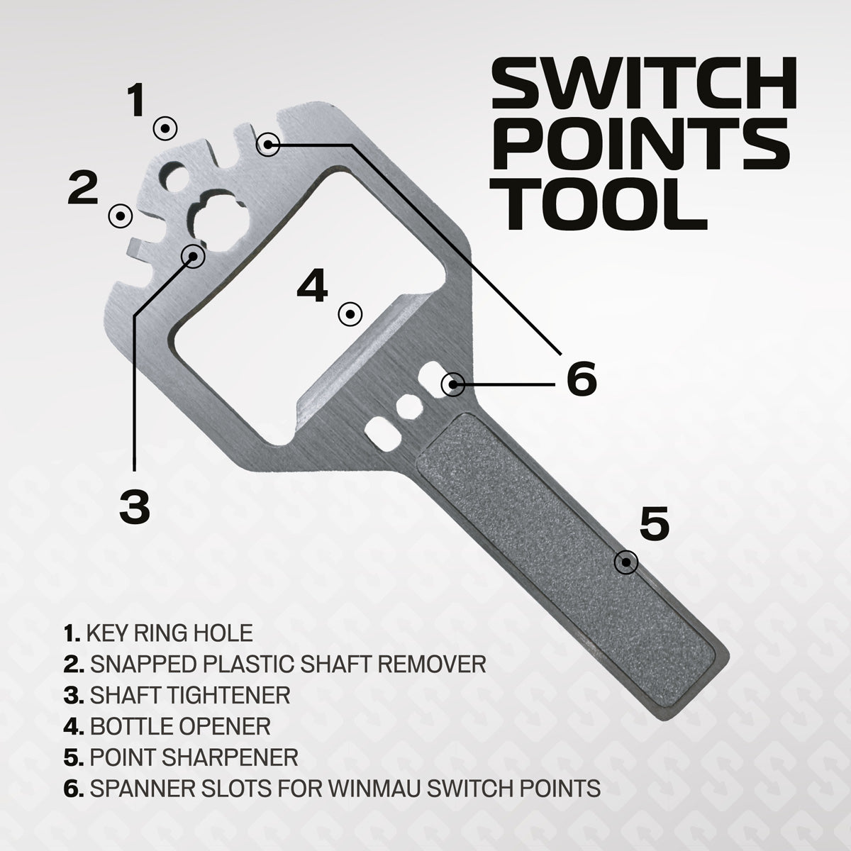 Winmau Switch Point Multi-function Tool