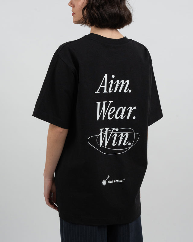 Sisal & Wire. Black Slogan T-Shirt