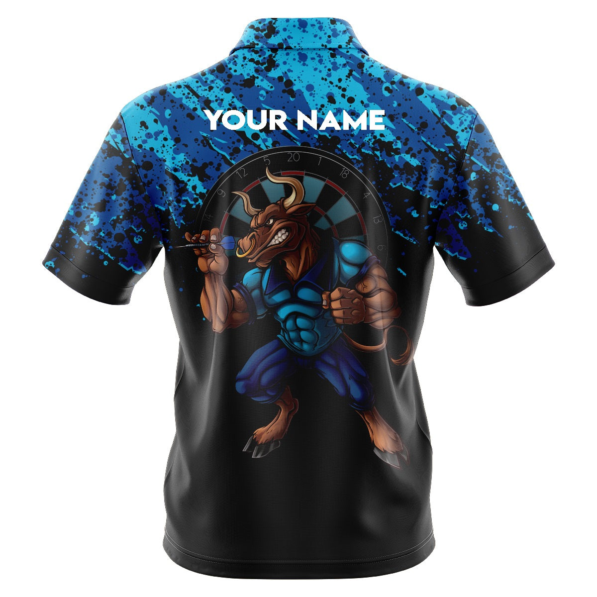 Blue Bull Custom Dart Shirt