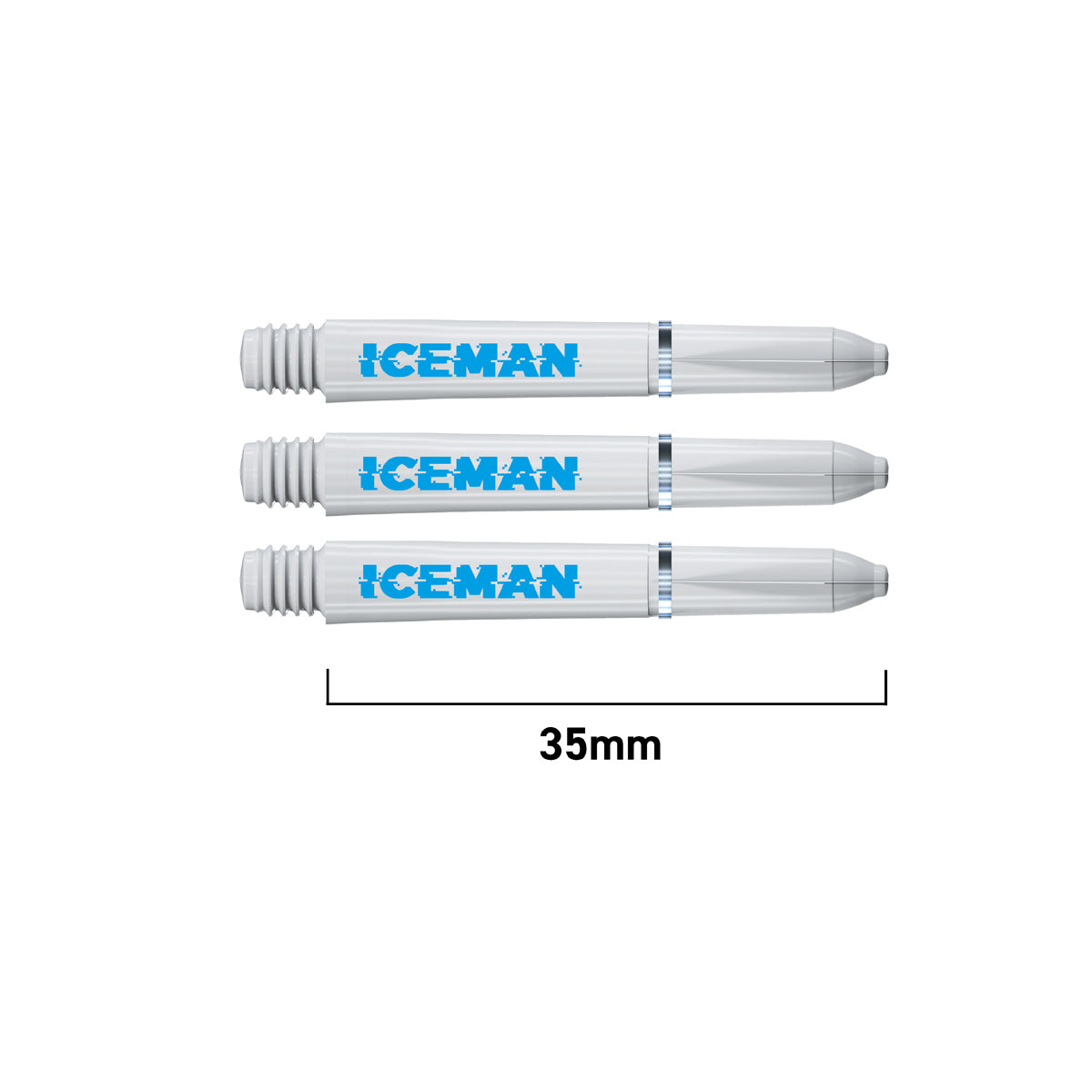 Iceman Signature Nylon Dart Stems by Red Dragon