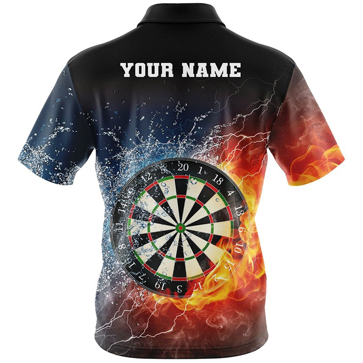 Kids Fire and Water Custom Dart Shirt