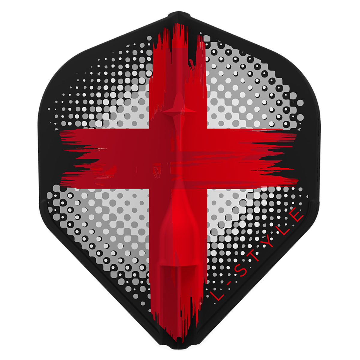 L-Style David Evans V2 EZ Dart Flights Black L1 Standard