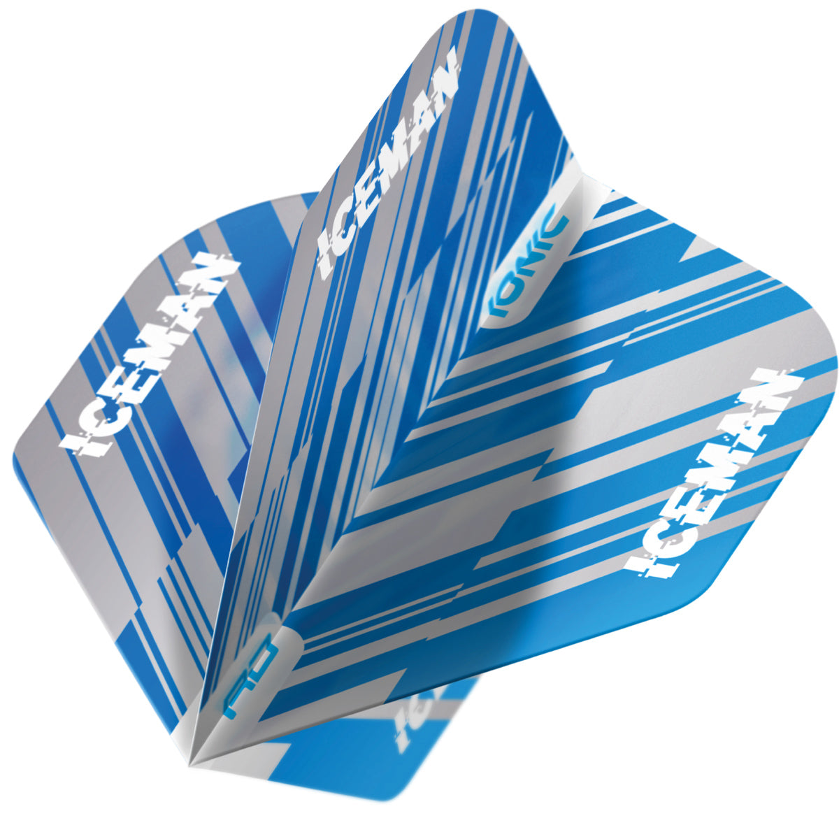 Hardcore Ionic Gerwyn Price Blue & White Stripe Standard Dart Flights by Red Dragon