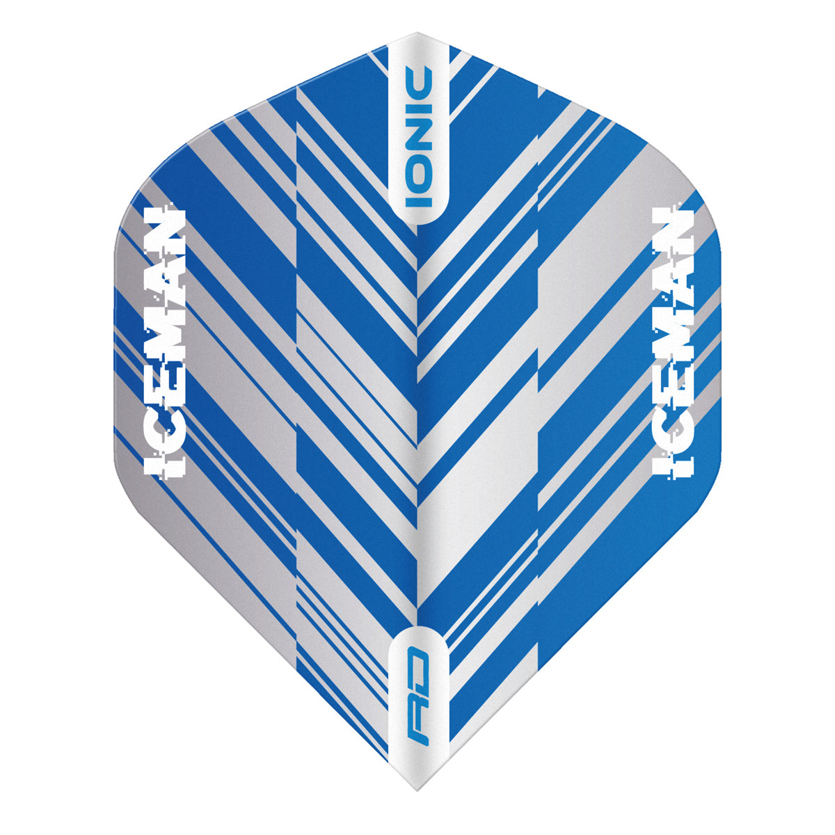 Hardcore Ionic Gerwyn Price Blue & White Stripe Standard Dart Flights by Red Dragon
