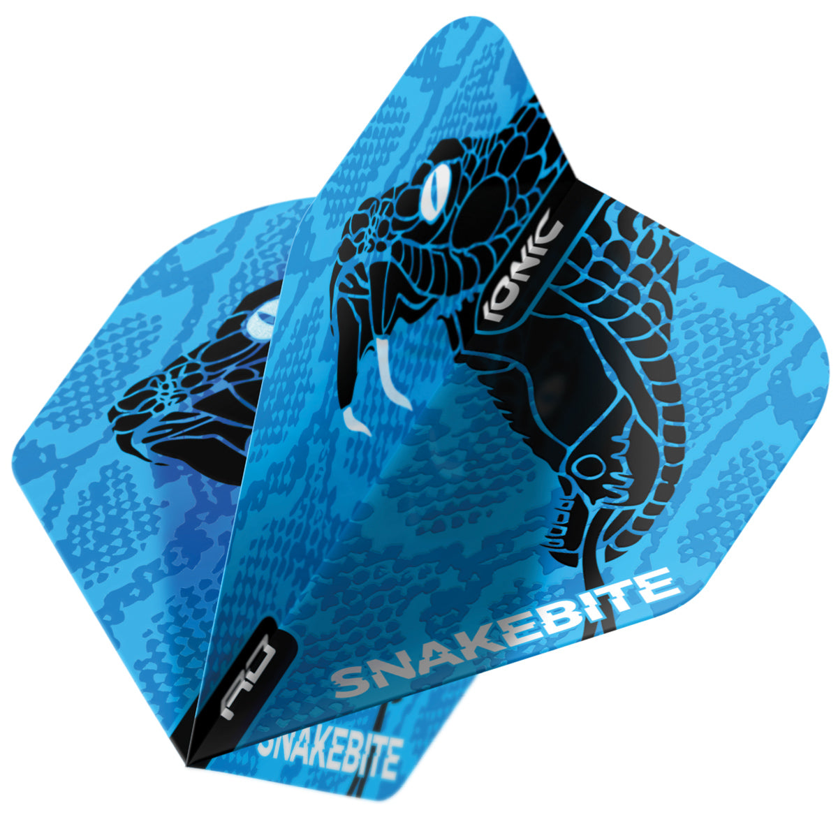 Hardcore Ionic Snakebite Blue Head Standard Dart Flights by Red Dragon