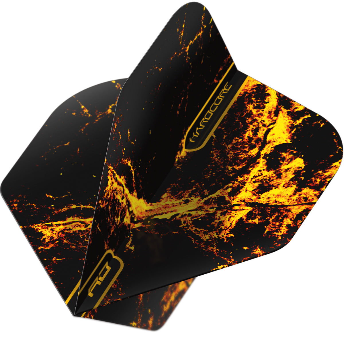 Hardcore Radical Golden Strike Standard Dart Flights by Red Dragon
