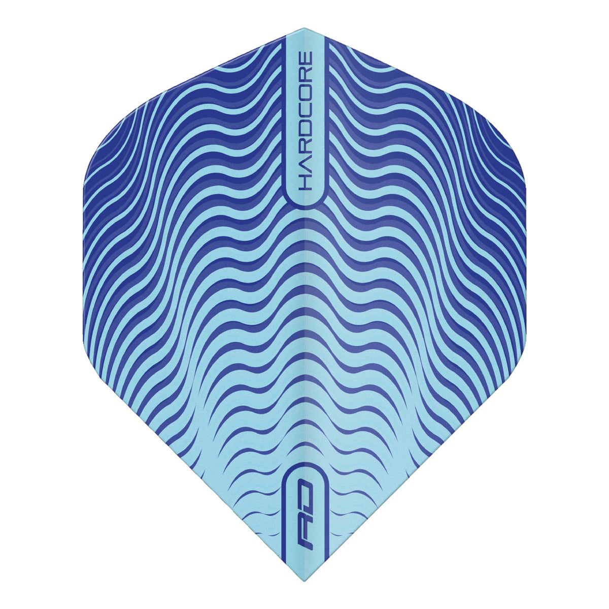 Hardcore Radical Blue Wave Shimmer Standard Dart Flights by Red Dragon