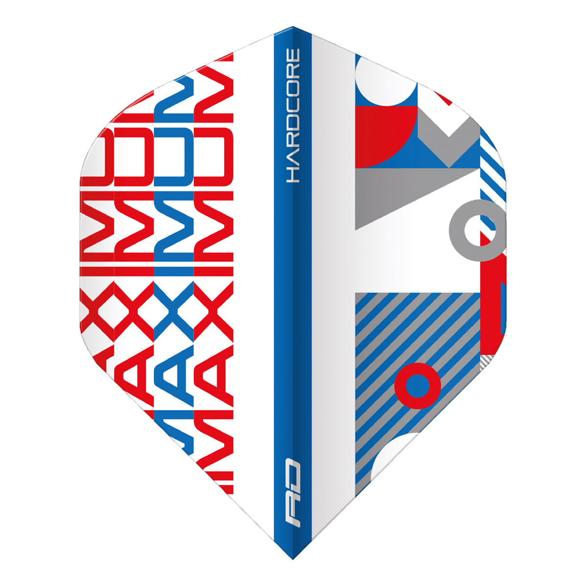 Hardcore Josh Payne Stack White & Blue Standard Dart Flights by Red Dragon