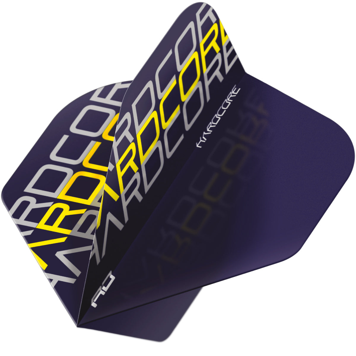 Hardcore XT Radical Yellow Triple Standard Dart Flights by Red Dragon